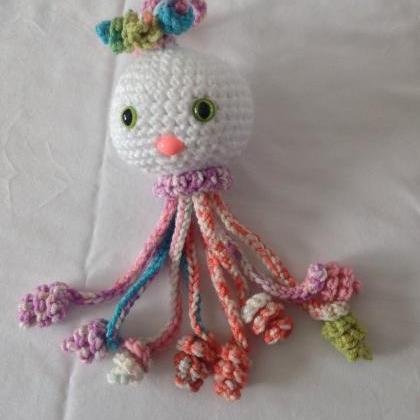 Crochet Baby Rattle Crochet Octopus Rattle Crochet..