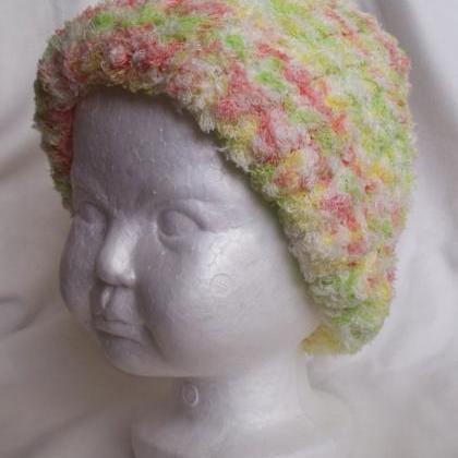 Pastel Baby Knit Hat, Toddler Knit Hat, Girl Knit..