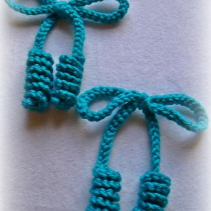 Crochet Hair Ties Crochet Hair Bows Crochet..