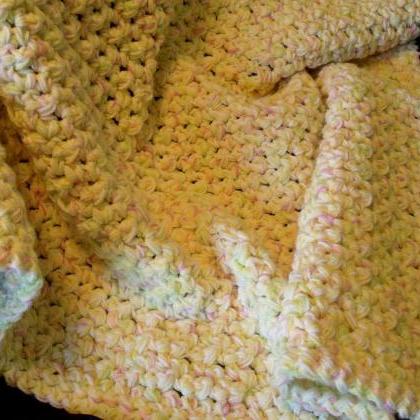 Handmade Crochet Baby Afghan Crochet Baby Blanket..