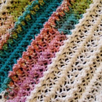 Crochet Hairpin Lace Crochet Baby Afghan Crochet..