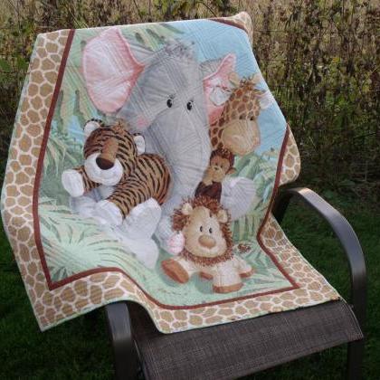 Quilt Baby Blanket Or Wall Hanging Handmade Baby..