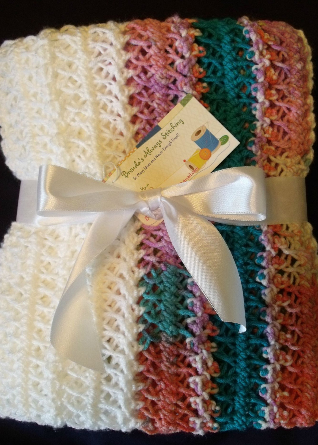 free hairpin lace baby blanket pattern